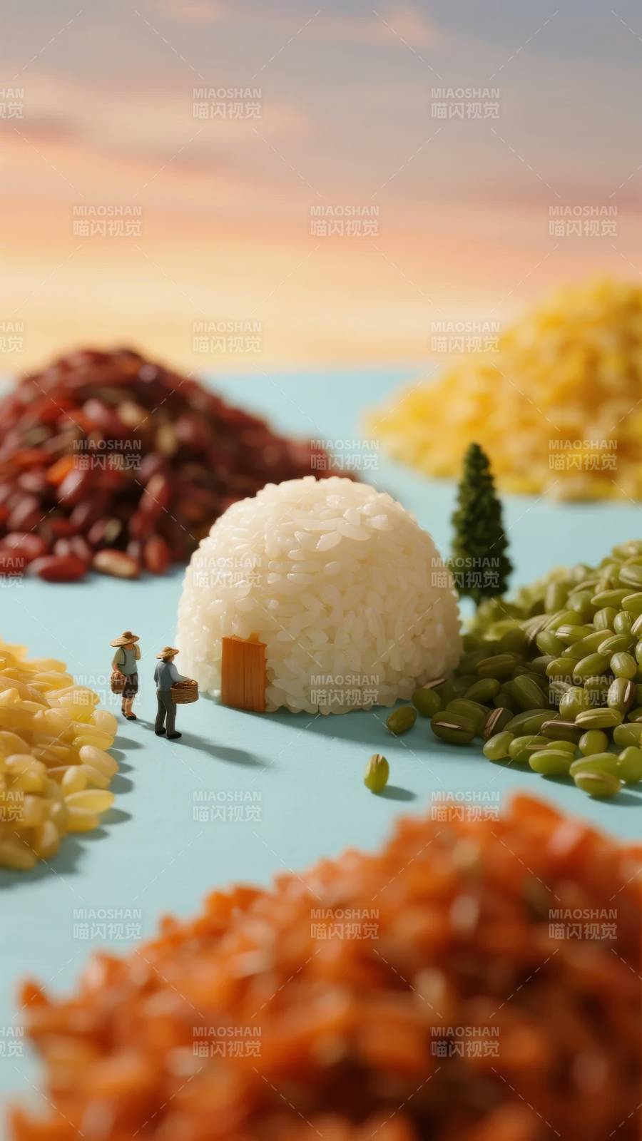 稻米小屋田园梦图片