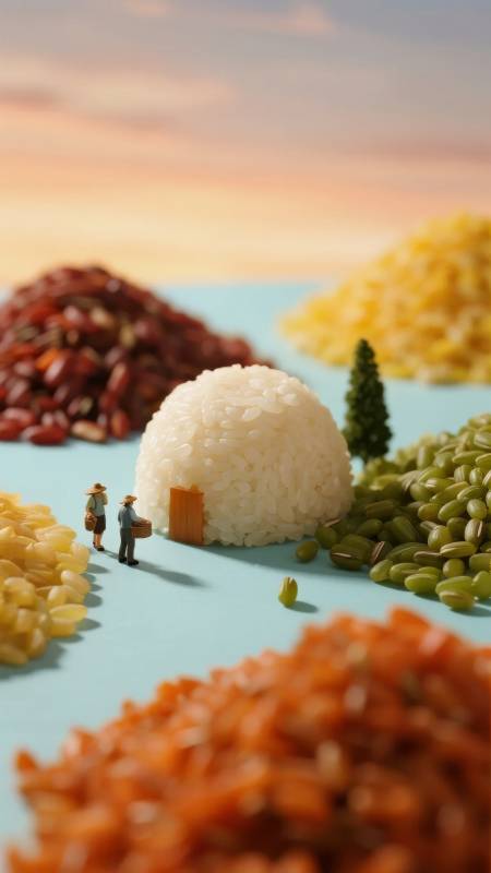 稻米小屋田园梦图片