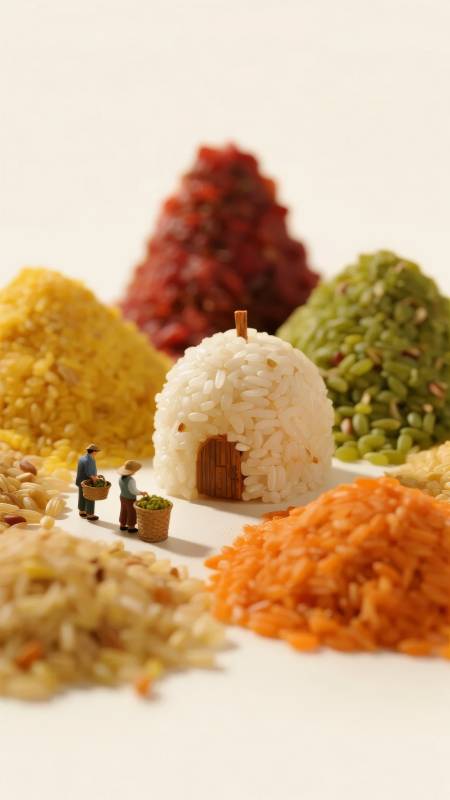 五彩米粒小屋图片