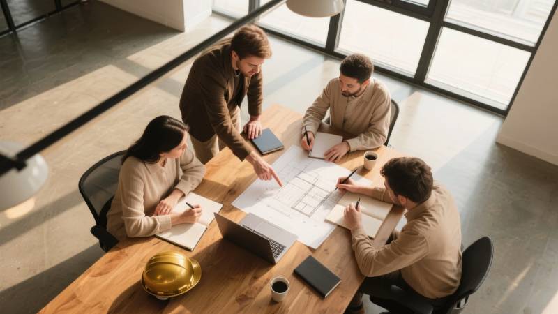 团队协作办公场景图片