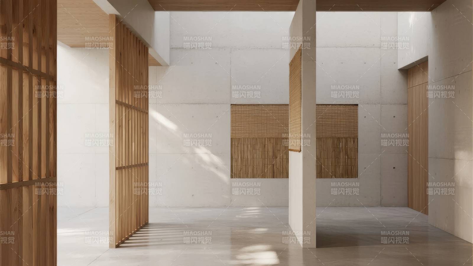 现代简约木质空间图片