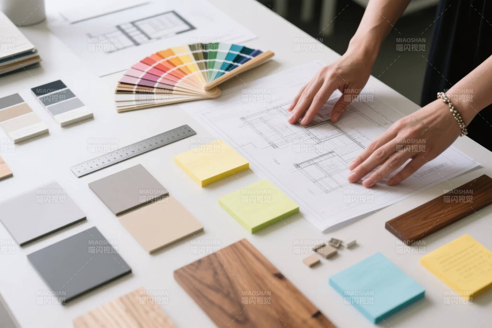 设计选材现场图片