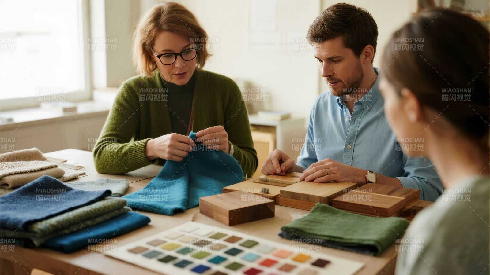 手工织物设计工作坊图片