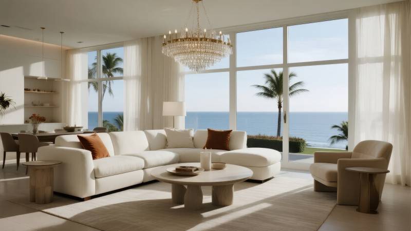 海景客厅 奢华享受图片