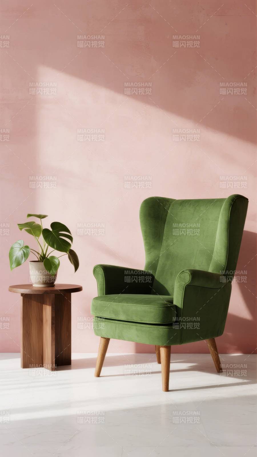 绿椅静谧时光图片