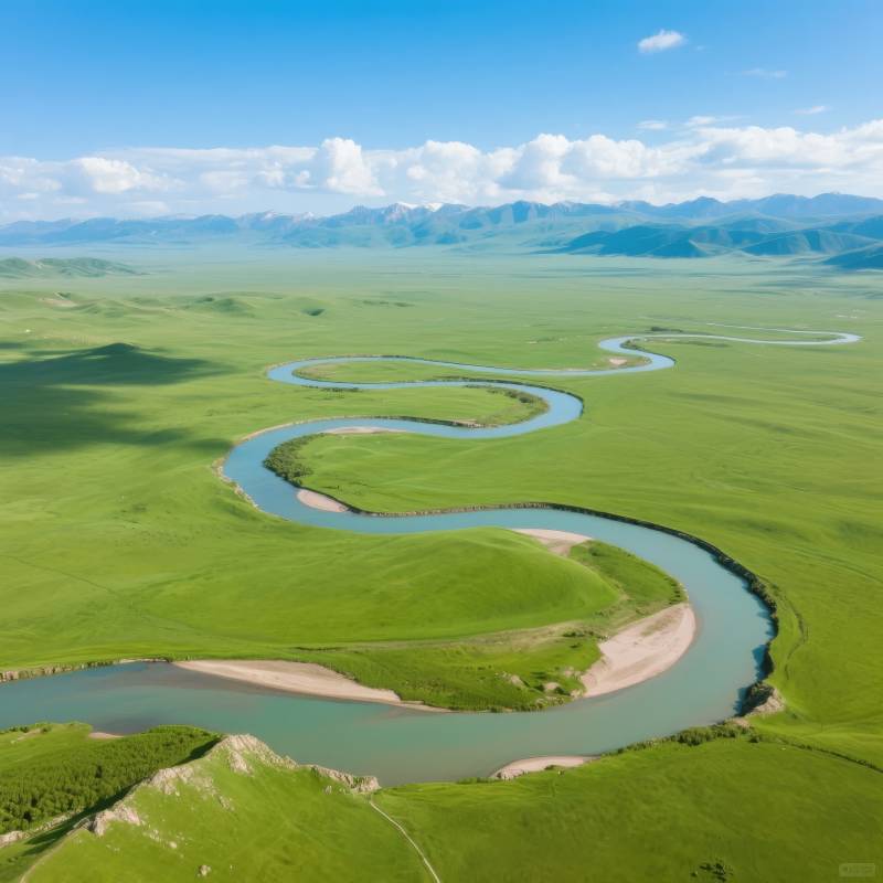 碧野蜿蜒河图片