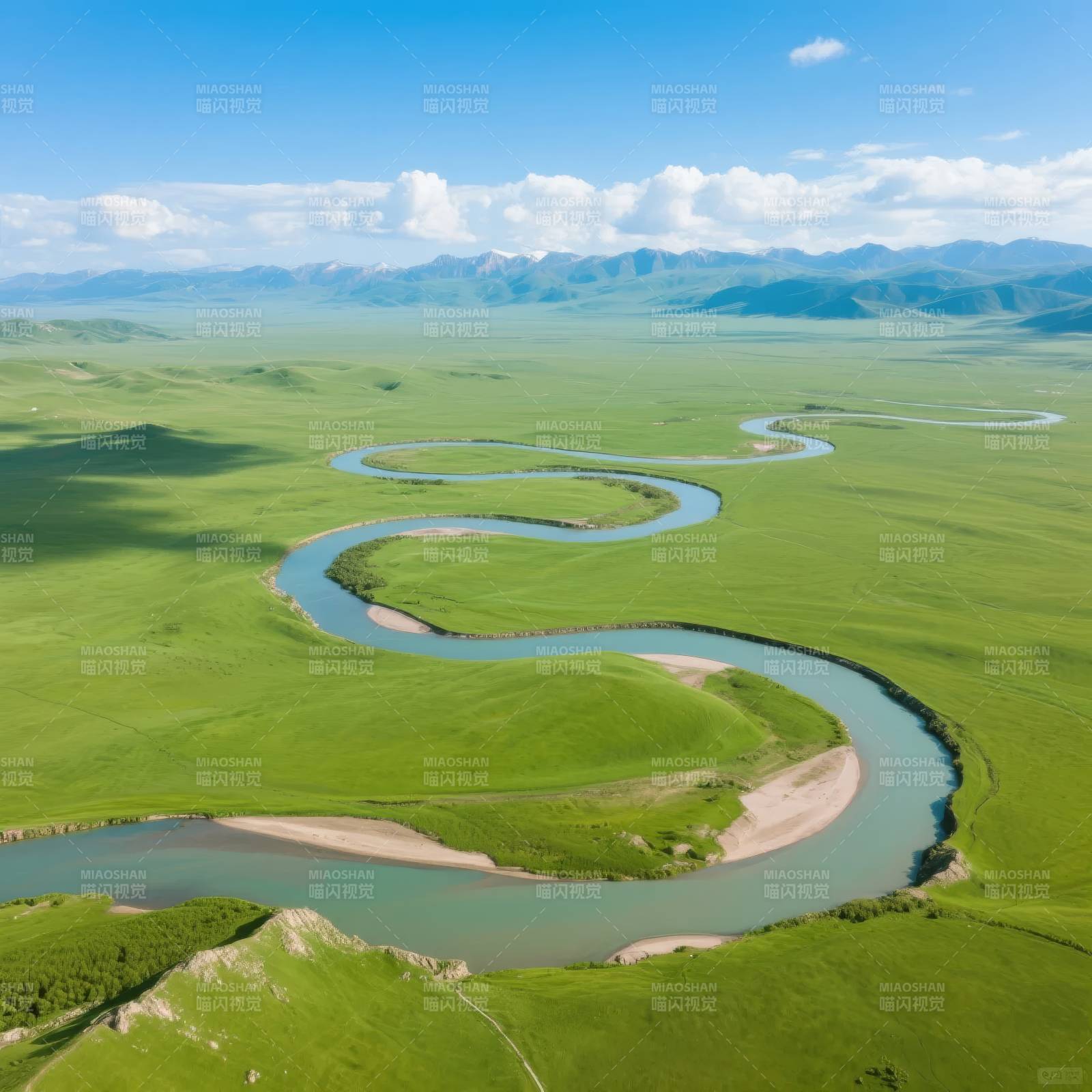 碧野蜿蜒河图片
