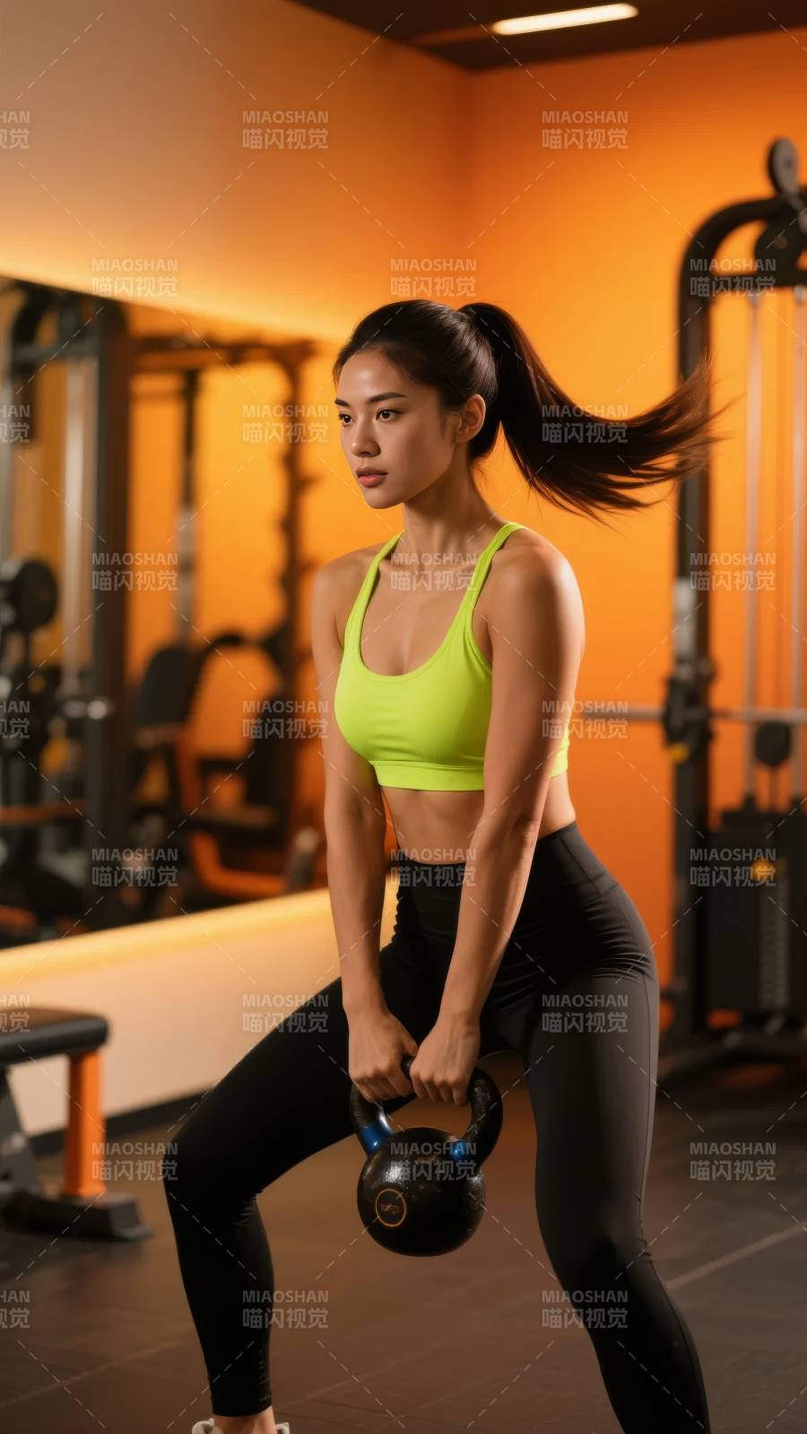 健身房力量训练图片