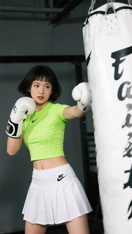 拳击少女 活力四射图片