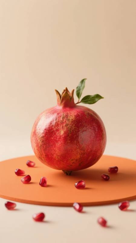 石榴静物图图片