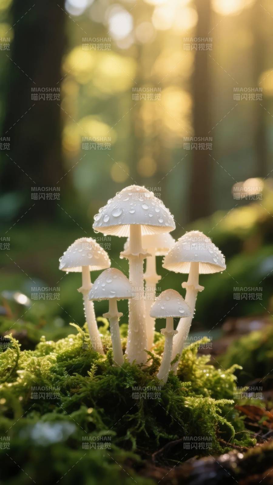 林间露珠菇图片