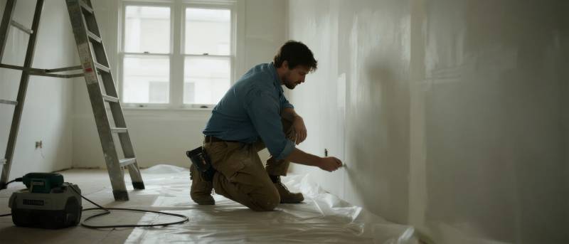 装修中的男人图片