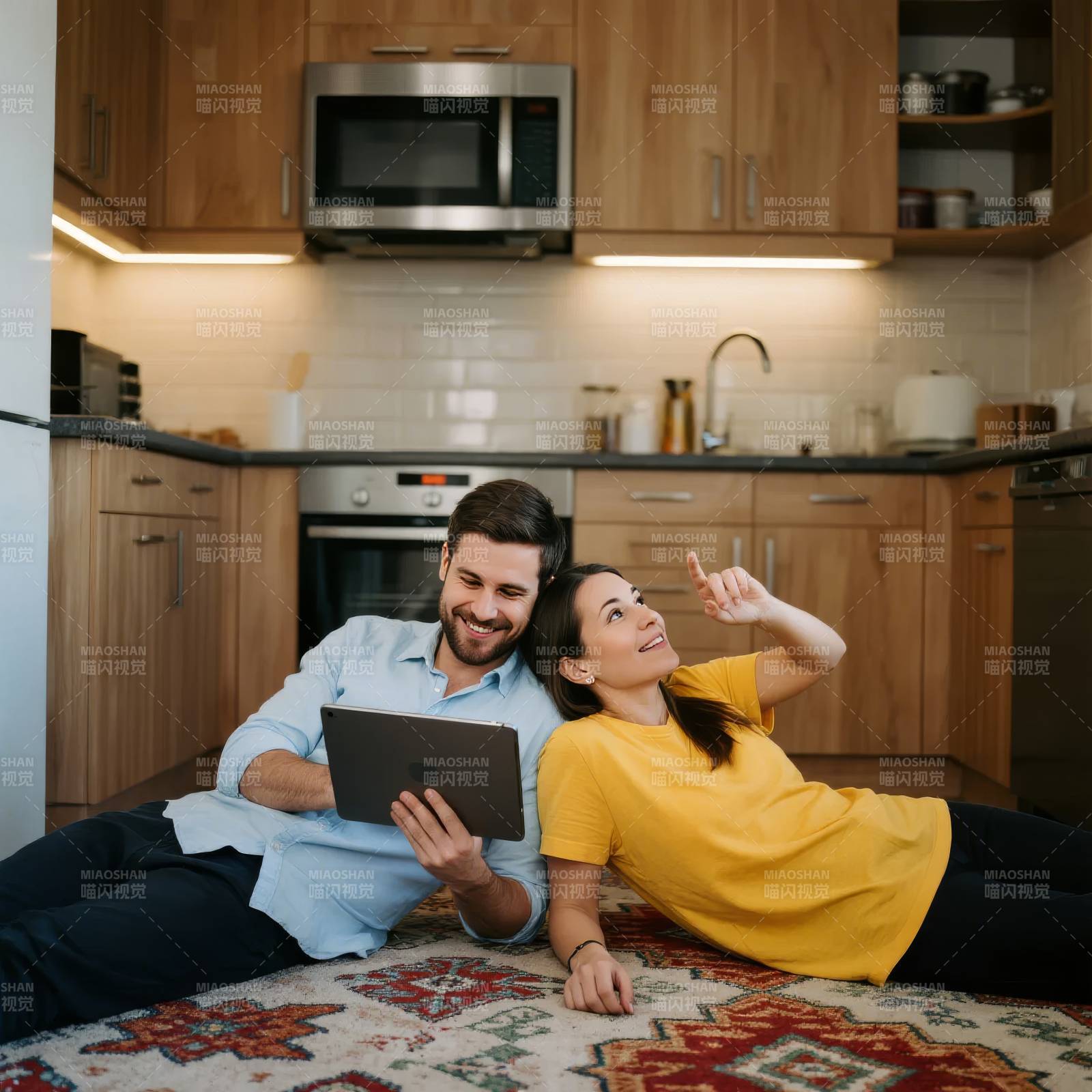 厨房温馨时光图片