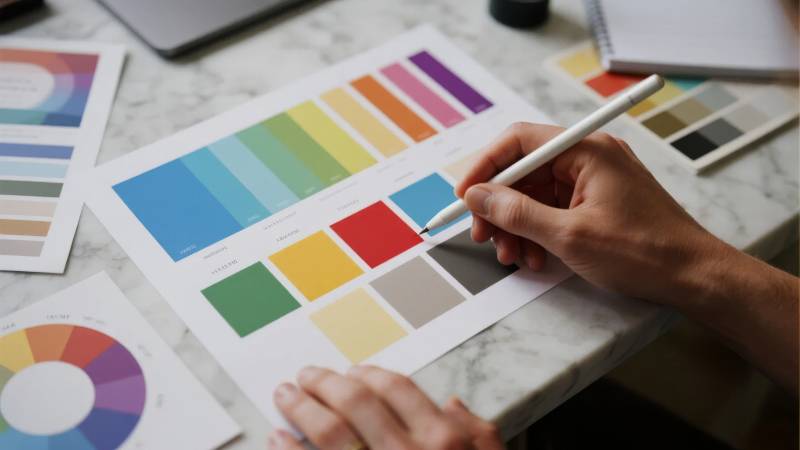 色彩搭配设计图片