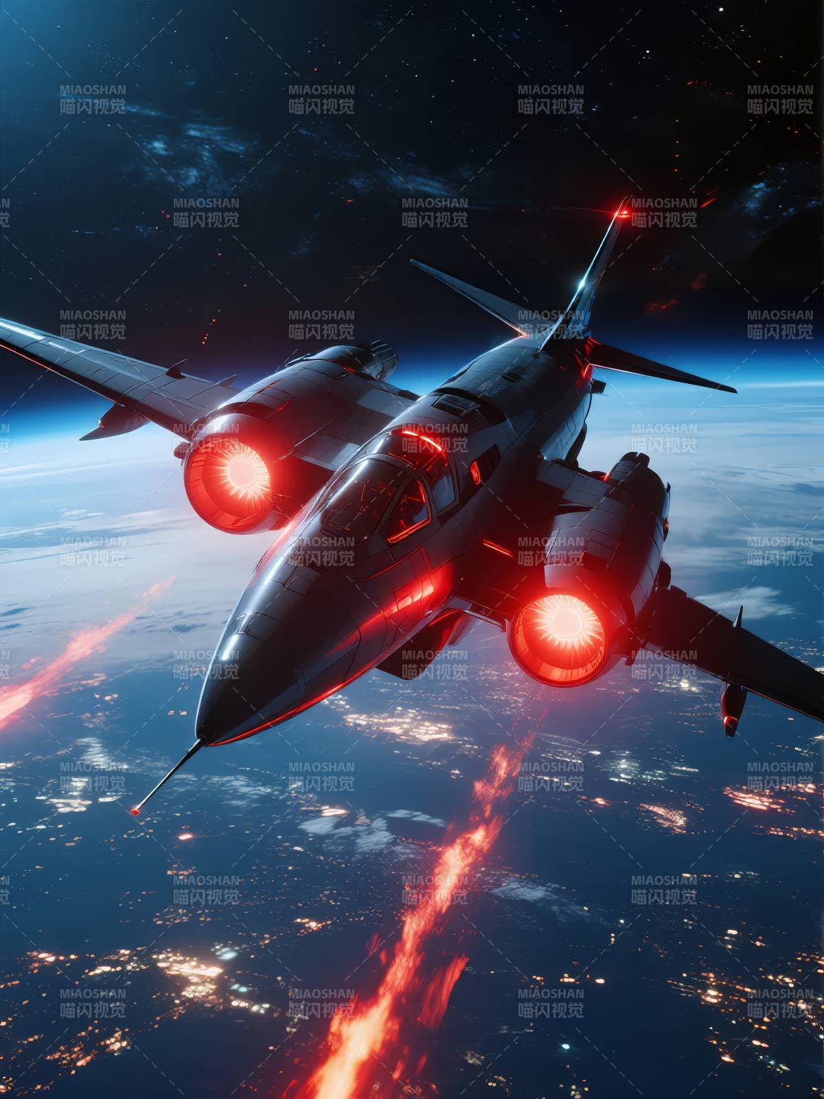 星际战鹰翱翔图片