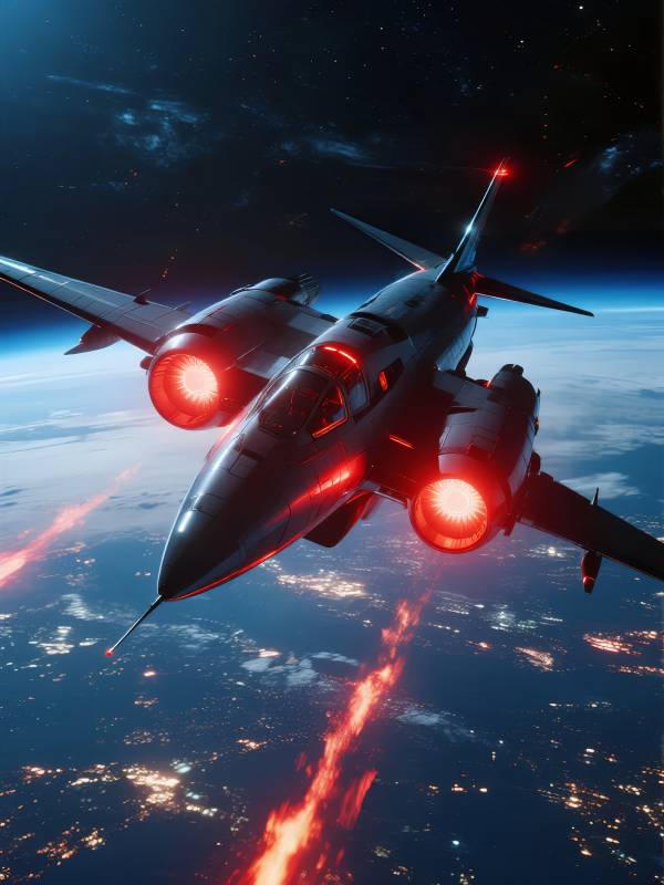 星际战鹰翱翔图片