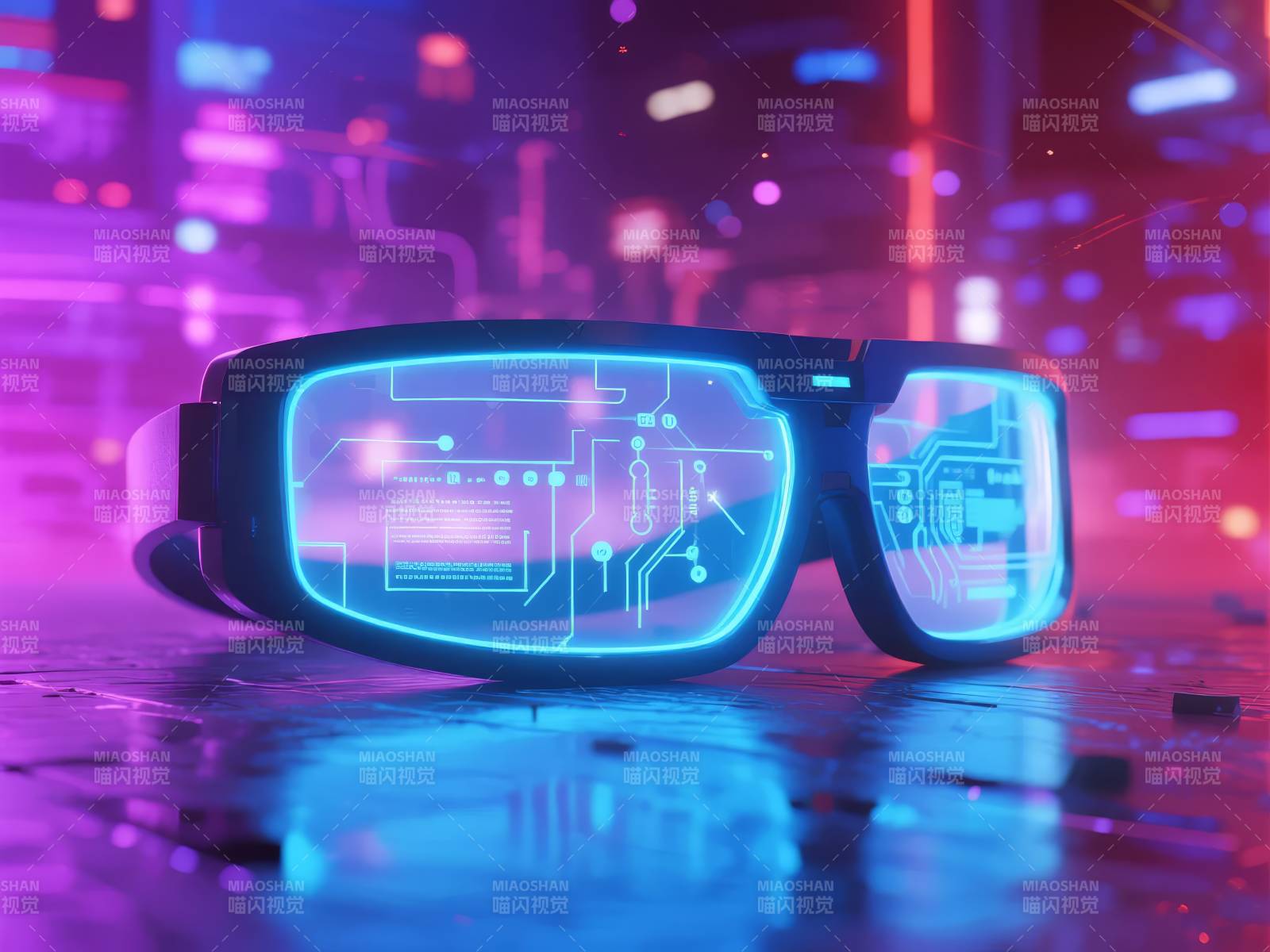 未来科技眼镜图片