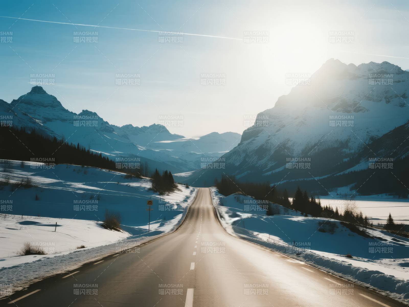 雪域公路图片