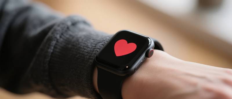 智能手表心形显示图片