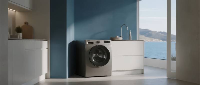 现代洗衣房美景图片