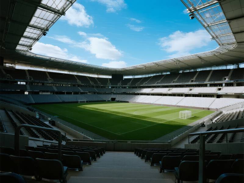 空旷的体育场图片