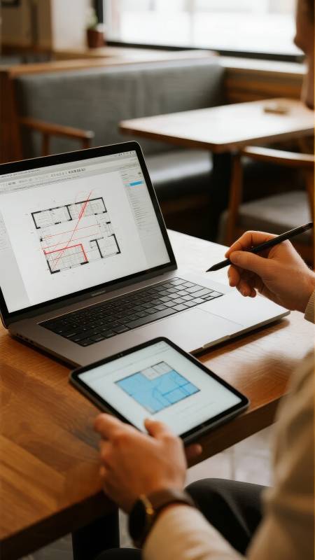 设计工作中的专注时刻图片