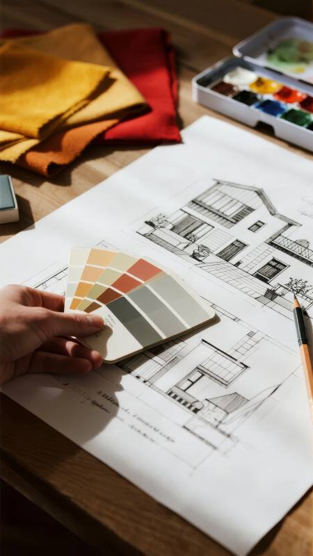 色彩与建筑的邂逅图片