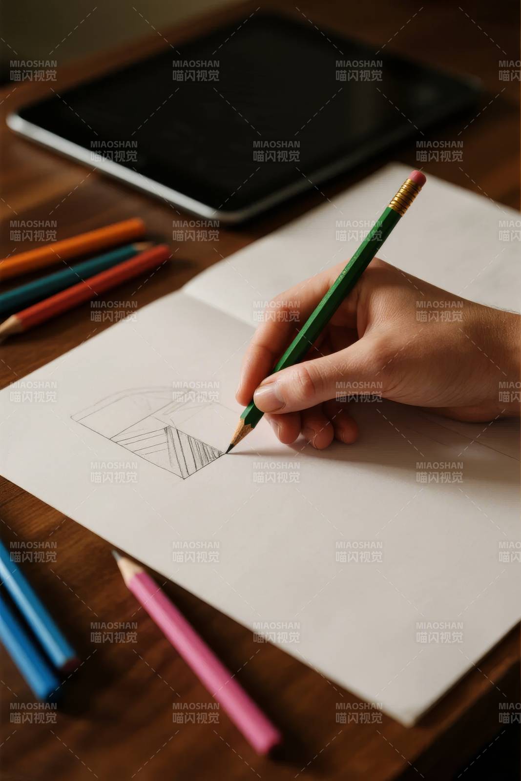 手绘几何图形图片