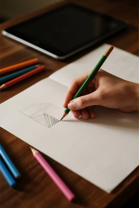 手绘几何图形图片