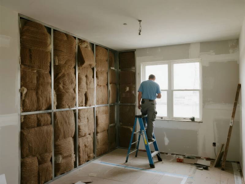 装修中的房间图片