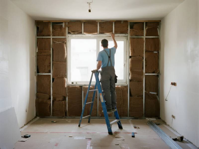 装修中的房间图片