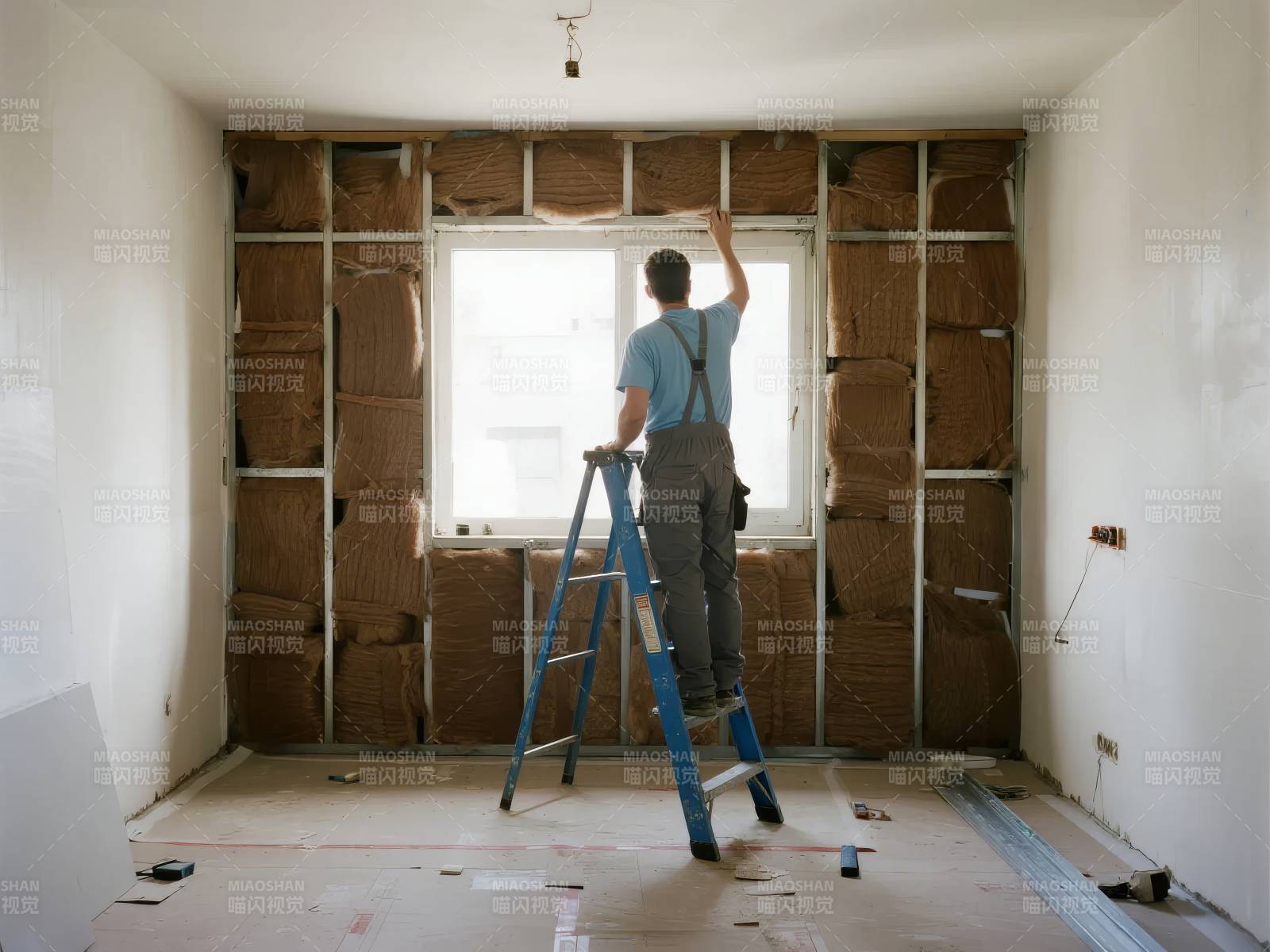 装修中的房间图片