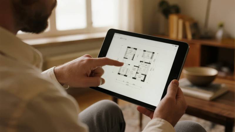 平板看户型图图片