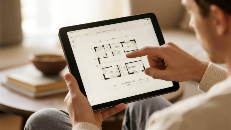 平板看户型图图片