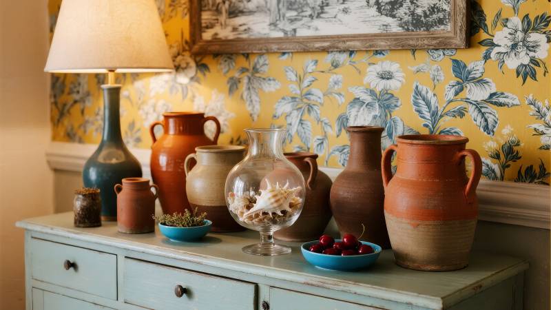 花瓶静物图图片