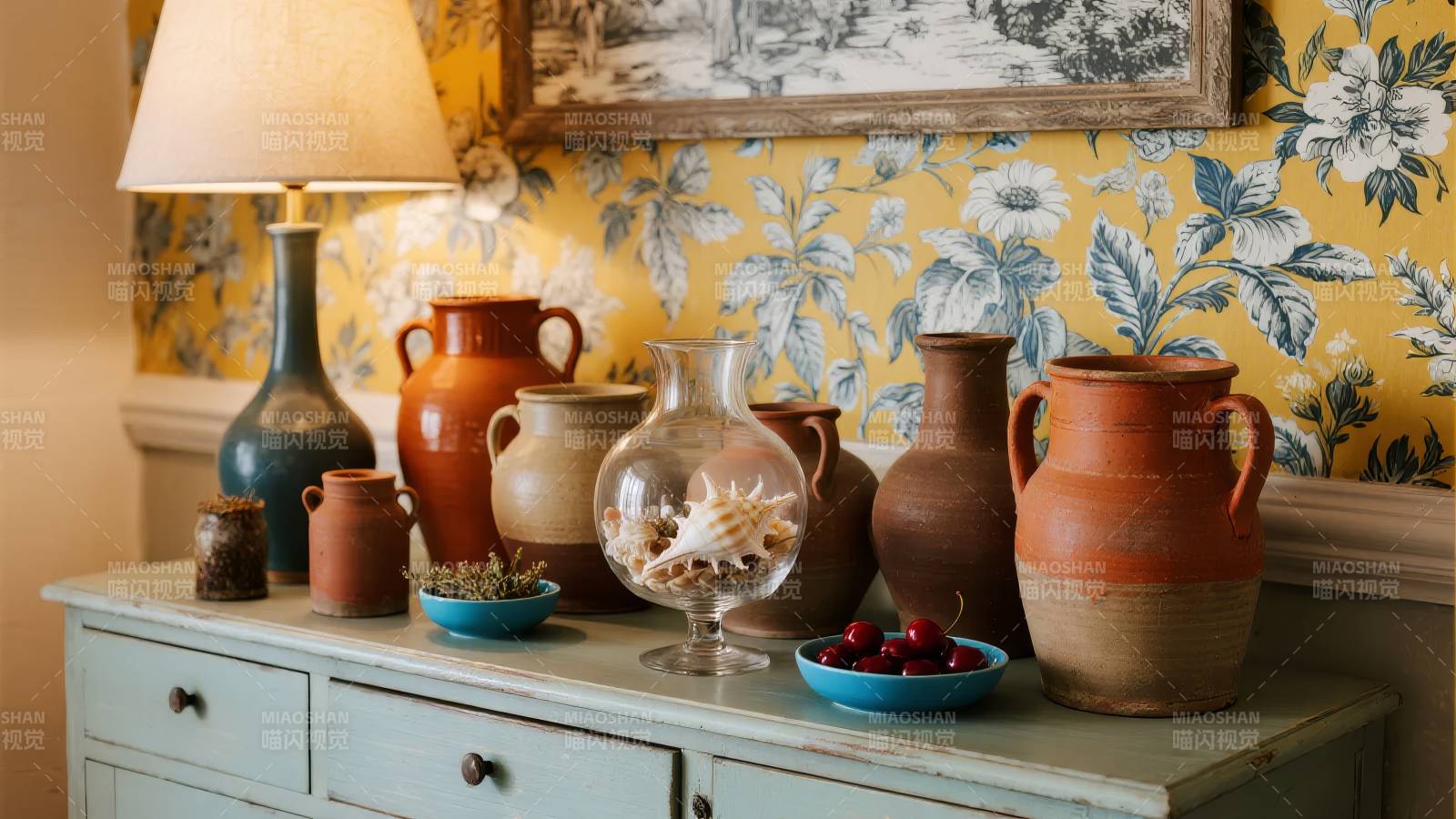 花瓶静物图图片