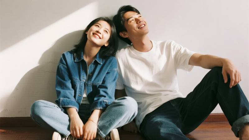 阳光下的甜蜜时光图片