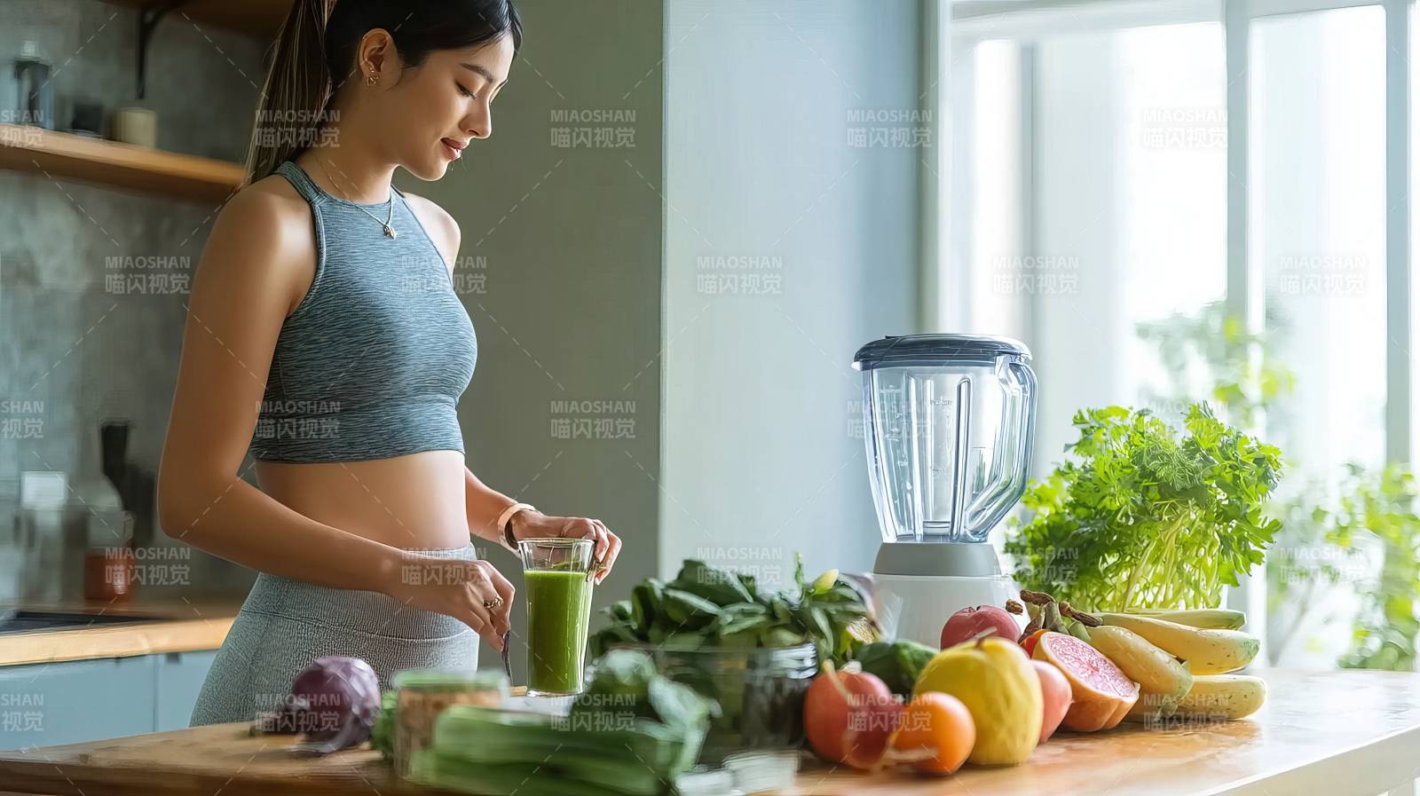 健康生活 绿色饮品图片