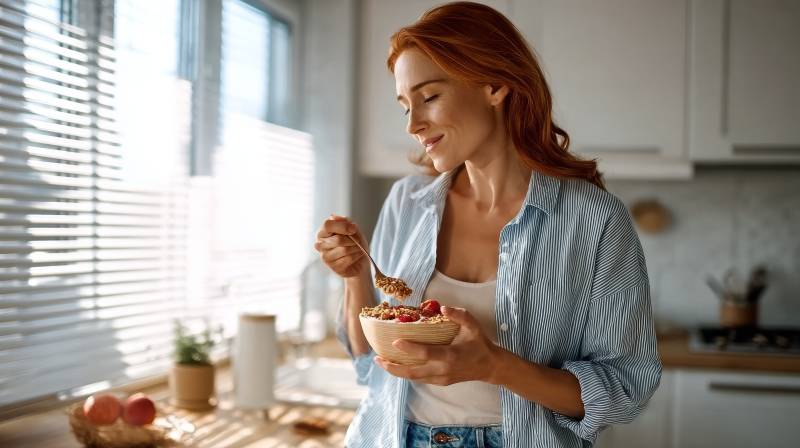 厨房里的温馨时光图片