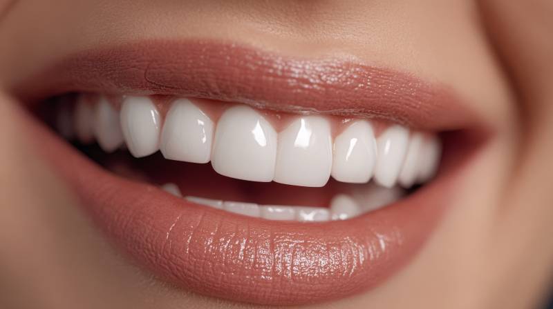 灿烂笑容 洁白牙齿图片