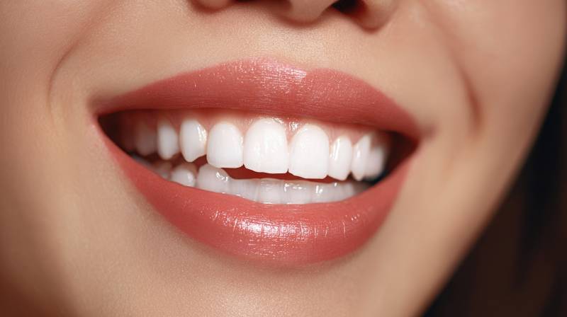 灿烂笑容 洁白牙齿图片