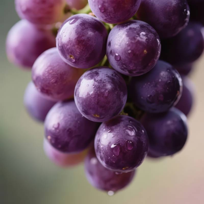 紫葡萄特写图片