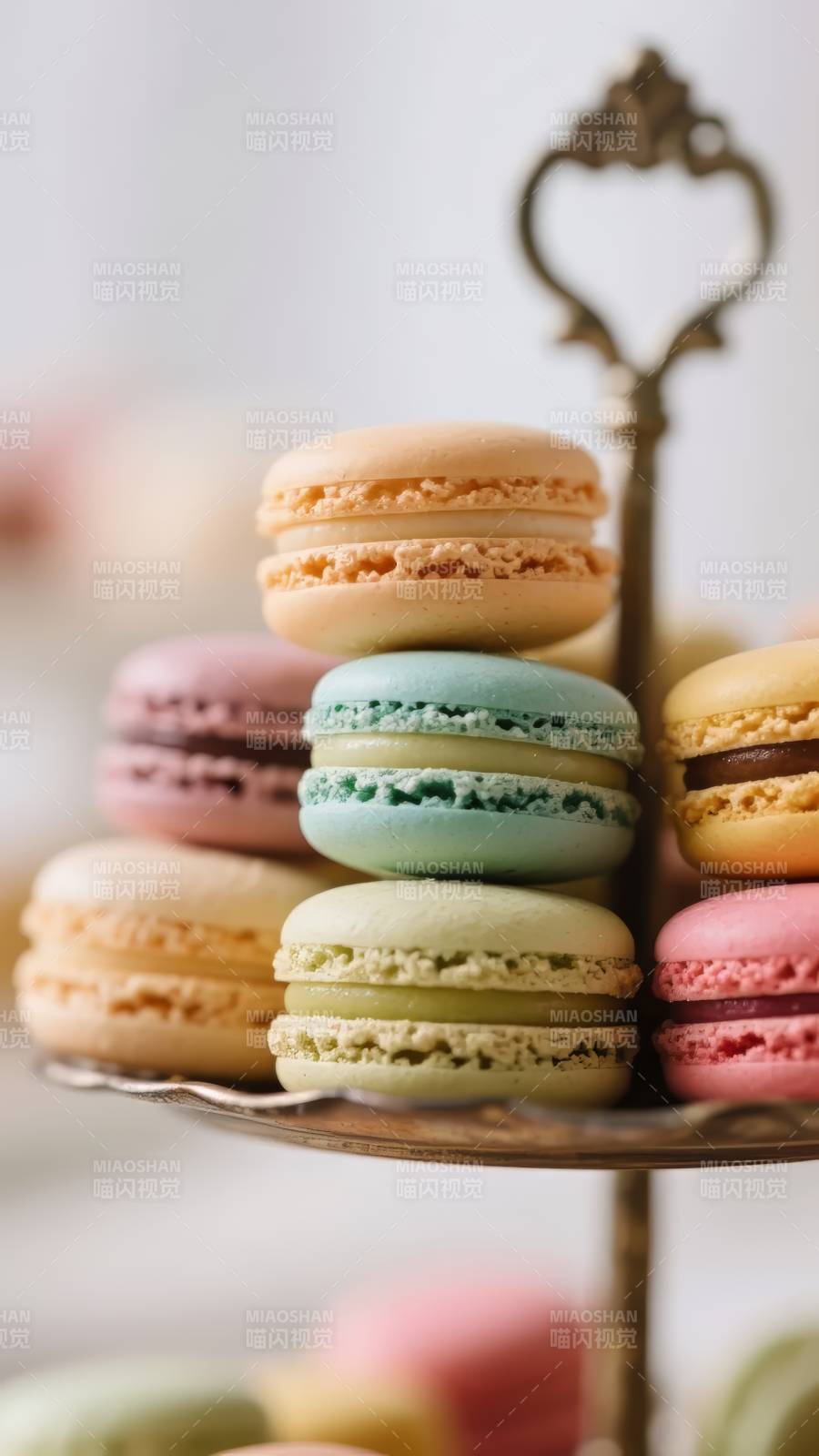 缤纷马卡龙塔图片