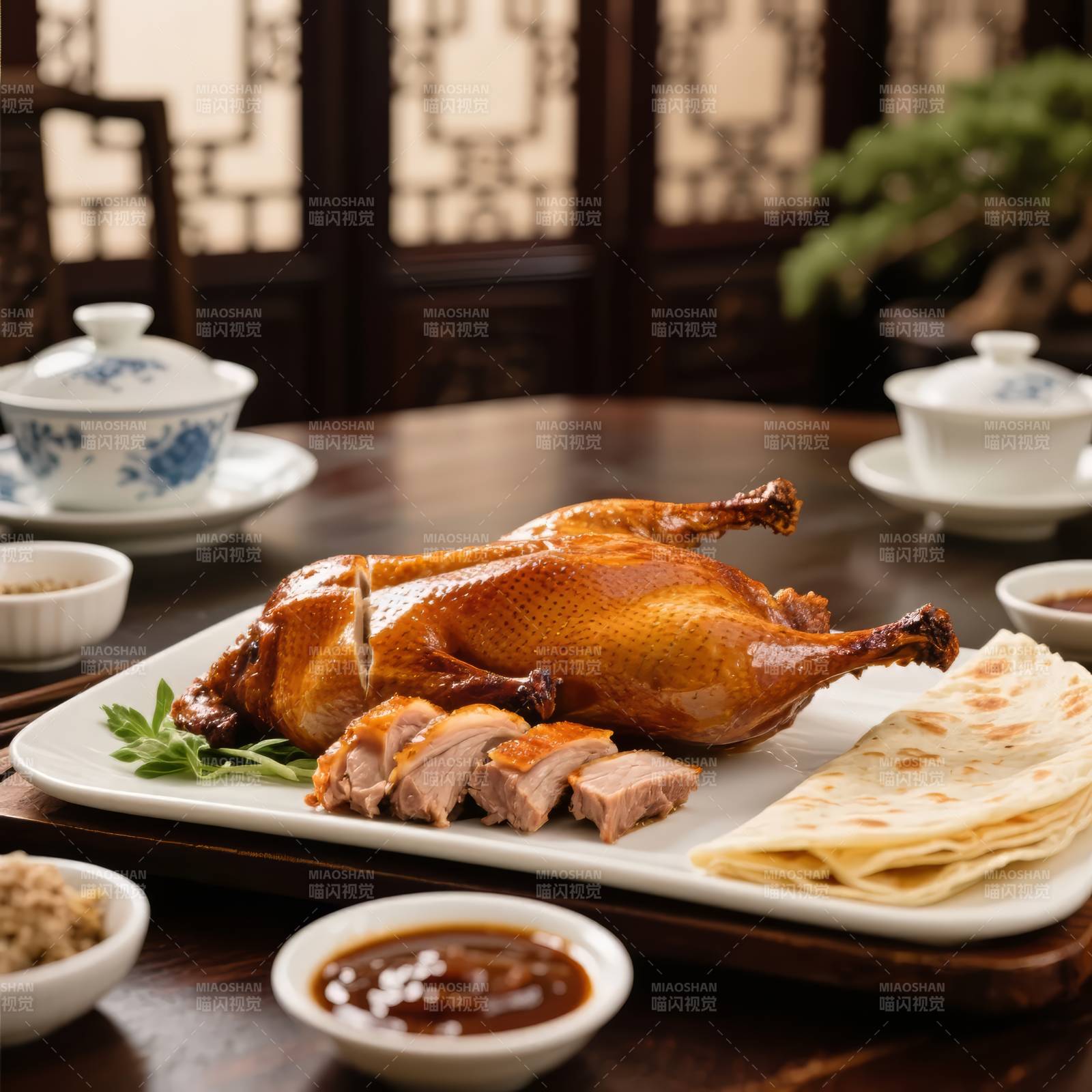 烤鸭盛宴图片