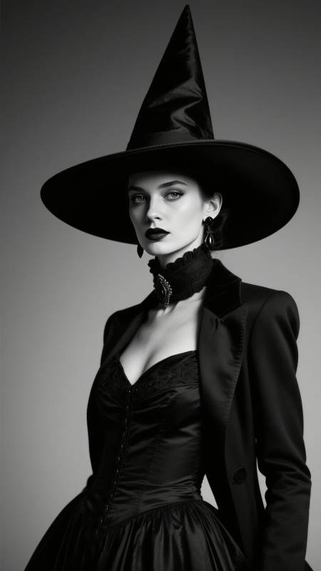 黑衣女巫魅影图片