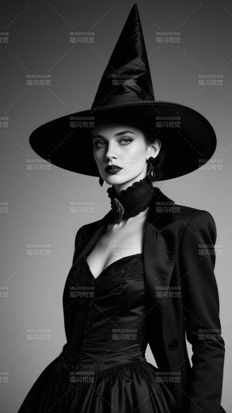 黑衣女巫魅影图片