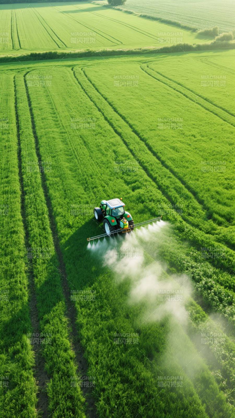 绿野喷洒作业图片