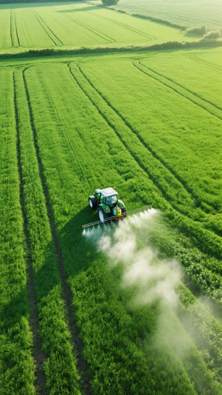 绿野喷洒作业图片