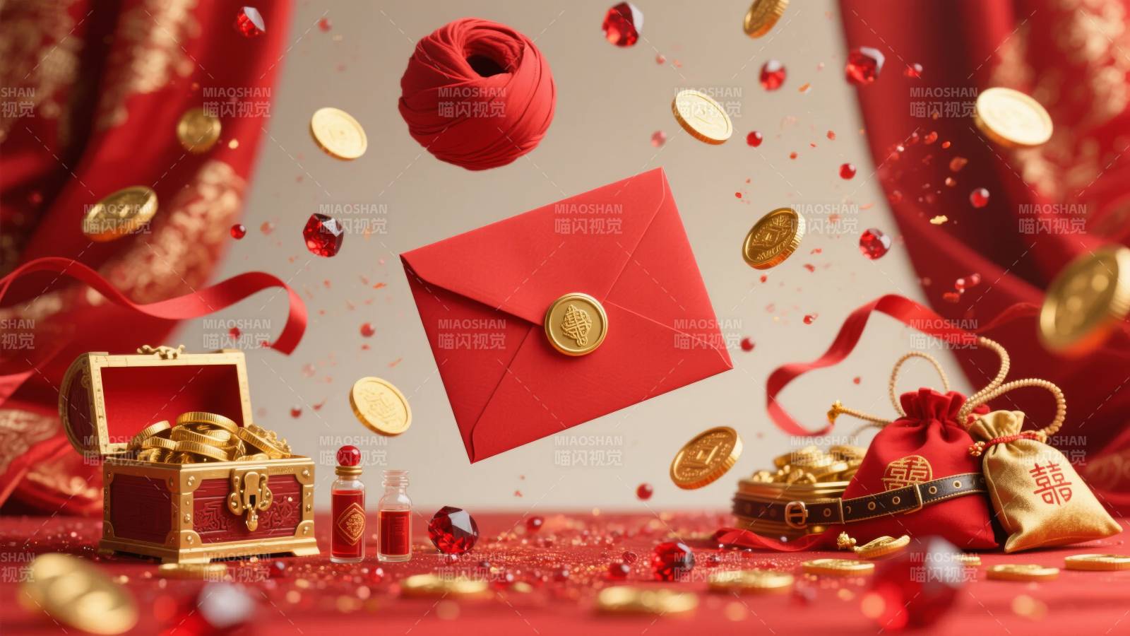 新春红包喜庆图图片