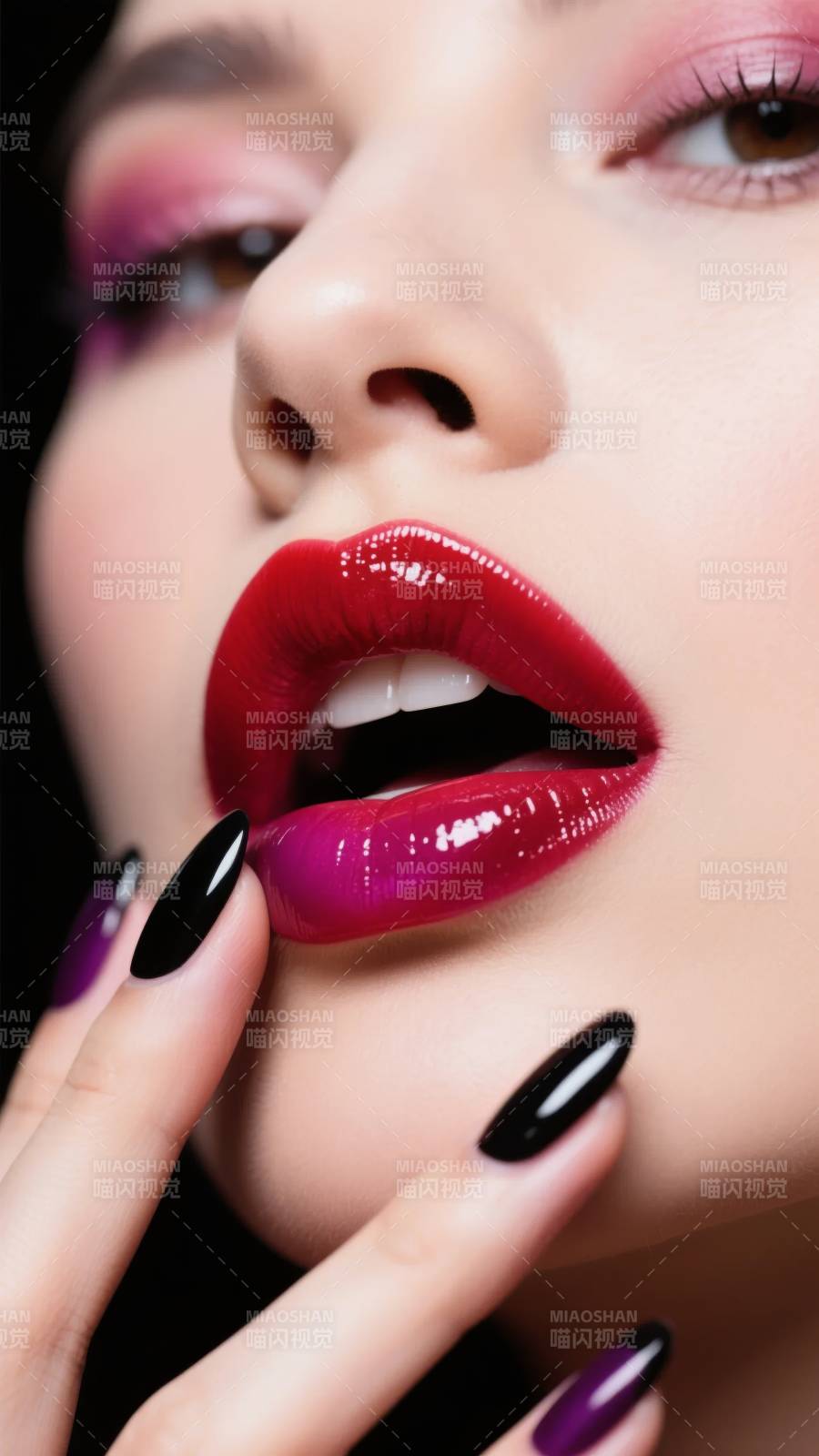 红唇魅影图片